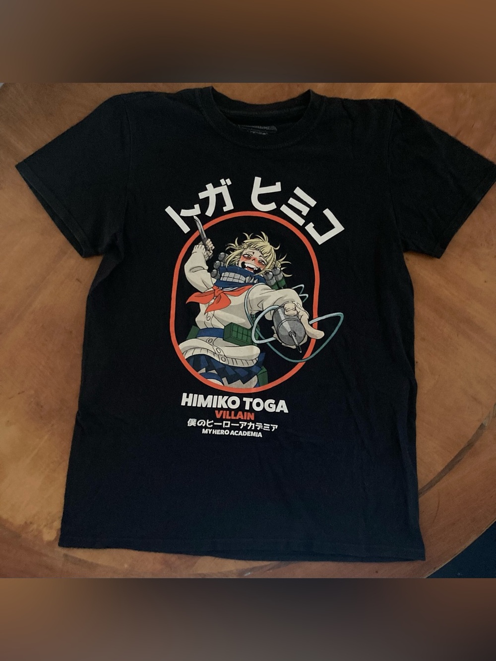 S men’s My Hero Academia Himiko Toga Graphic Short Sleeve Tee - Black